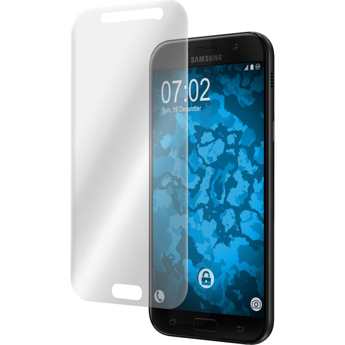 1 x Samsung Galaxy A7 (2017) Displayschutzfolie klar Flexibl