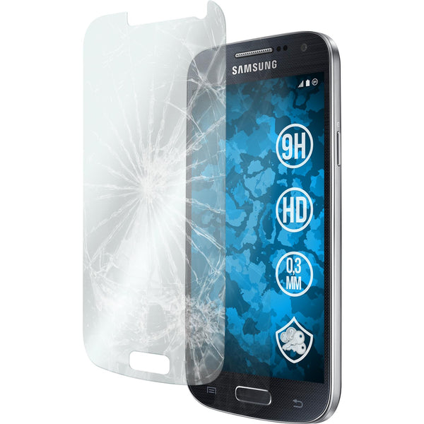 3 x Samsung Galaxy S4 Mini Glas-Displayschutzfolie klar