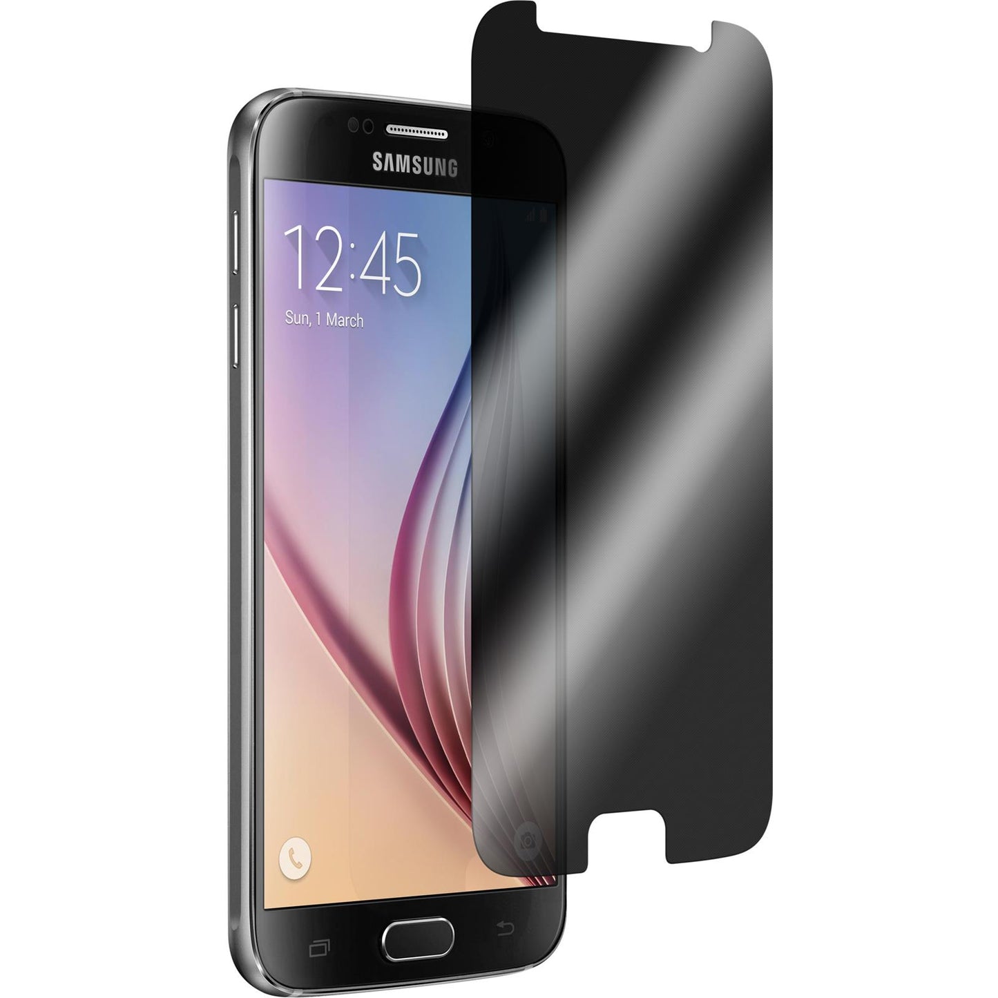 1 x Samsung Galaxy S6 Glas-Displayschutzfolie Privacy