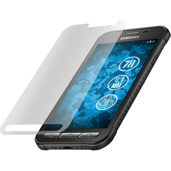 4 x Samsung Galaxy Xcover 3 Displayschutzfolie Fiber-Glas kl