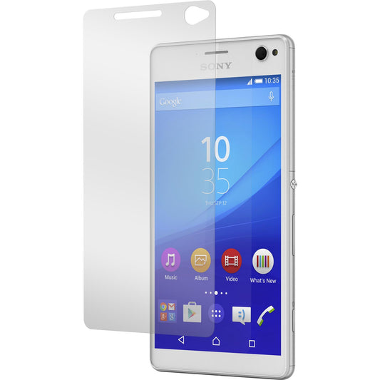 3 x Sony Xperia C4 / Dual Glas-Displayschutzfolie klar