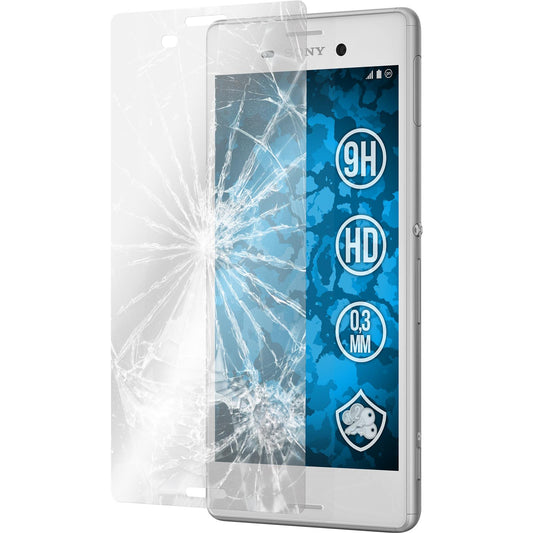 1 x Sony Xperia M4 Aqua Glas-Displayschutzfolie klar