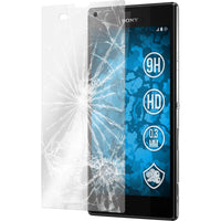 3 x Sony Xperia T3 Glas-Displayschutzfolie klar