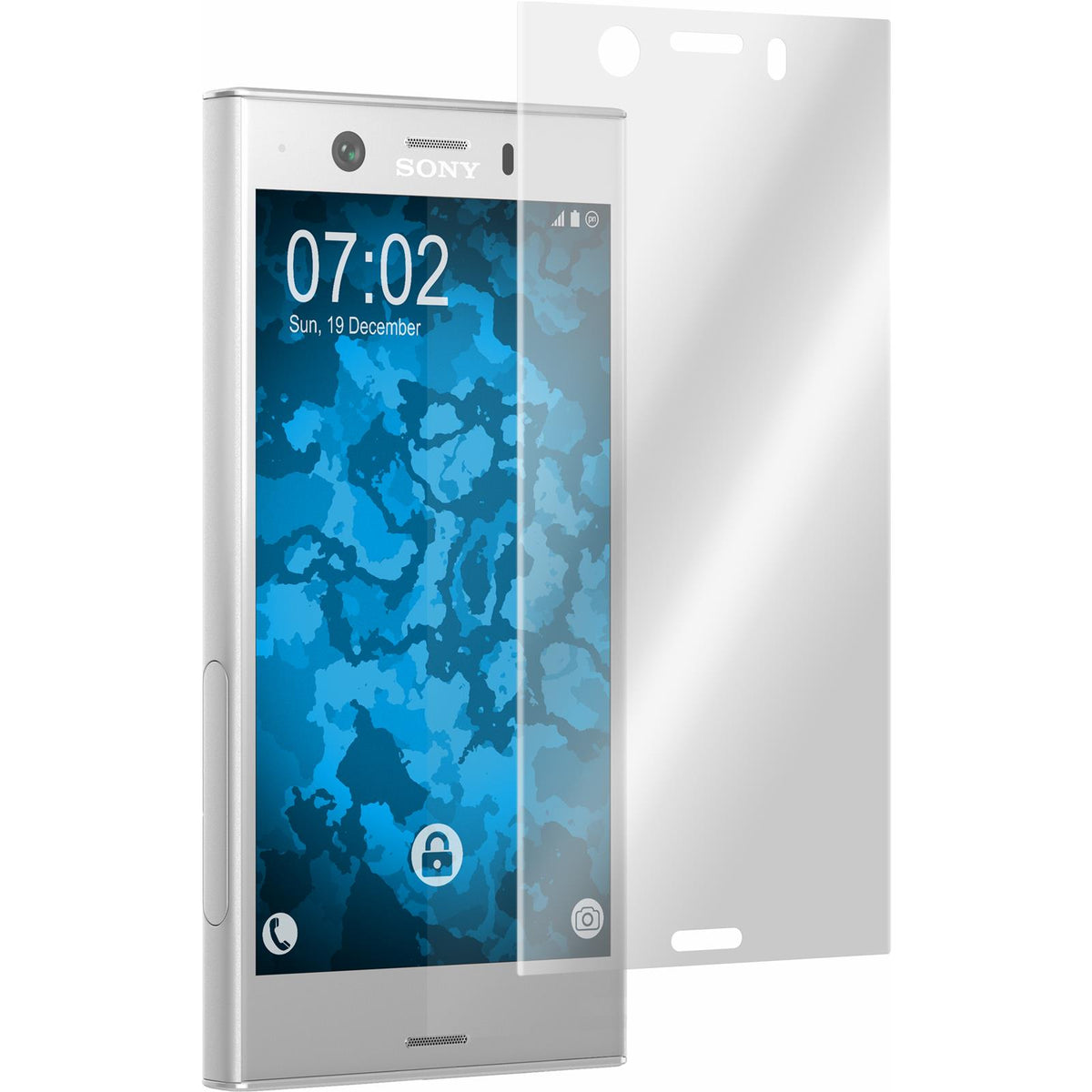 1 x Sony Xperia XZ1 Compact Displayschutzfolie klar Flexible