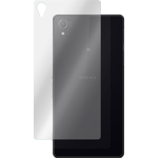 1 x Sony Xperia Z3 Glas-Displayschutzfolie Rückseite klar