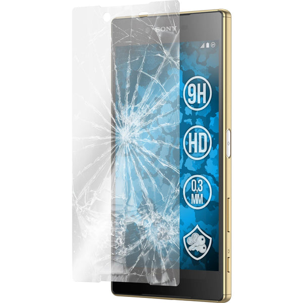 3 x Sony Xperia Z5 Premium Glas-Displayschutzfolie klar