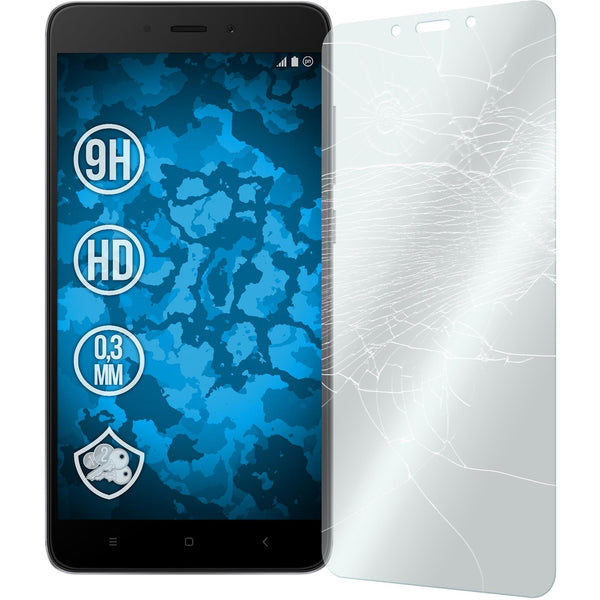 1 x Xiaomi Redmi Note 4 (2016) Glas-Displayschutzfolie klar