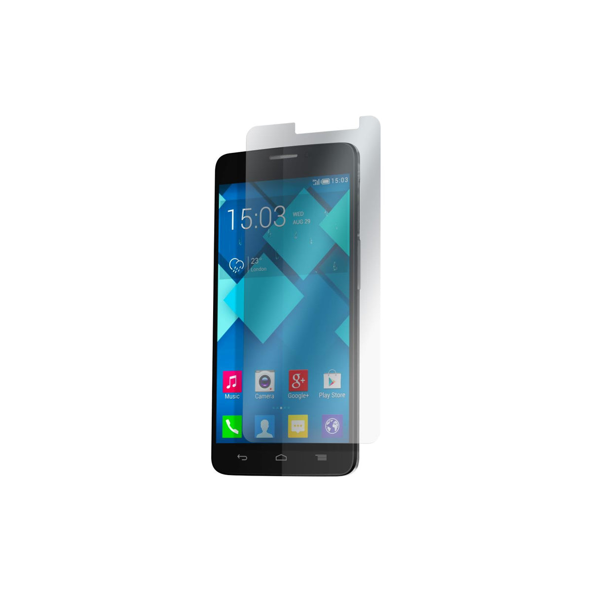 2 x Alcatel One Touch Idol X+ Displayschutzfolie matt