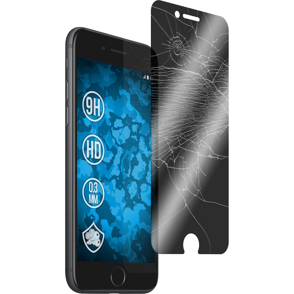2 x Apple iPhone 7 Plus / 8 Plus Glas-Displayschutzfolie Pri