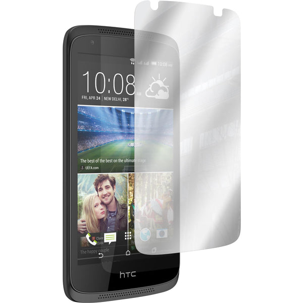 2 x HTC Desire 326G Displayschutzfolie verspiegelt