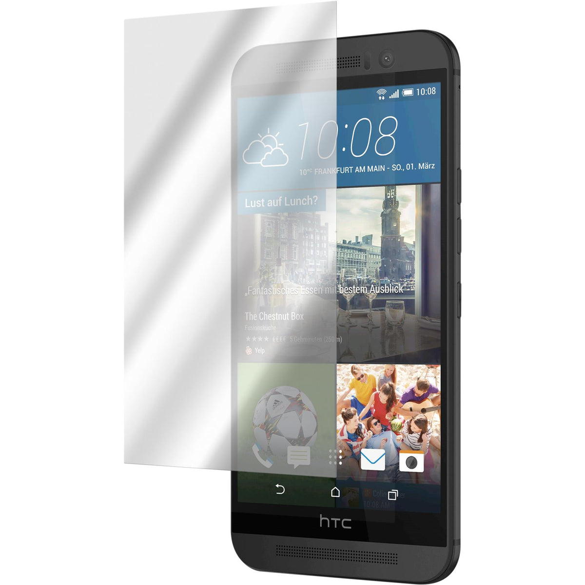 2 x HTC One M9 Displayschutzfolie verspiegelt