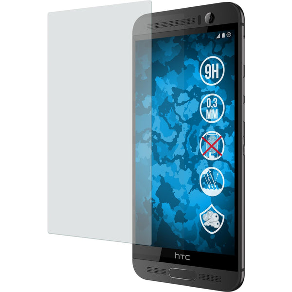 2 x HTC One M9 Plus Glas-Displayschutzfolie matt