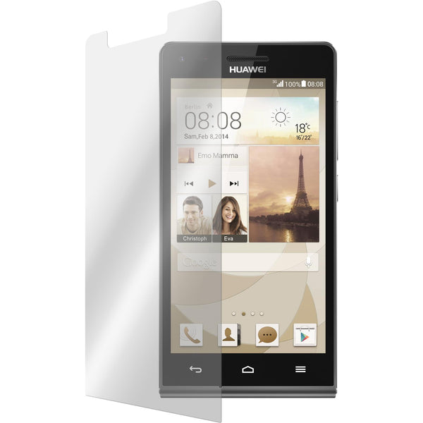 2 x Huawei Ascend G6 Glas-Displayschutzfolie klar