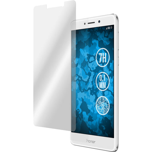 2 x Huawei Honor 6x Displayschutzfolie Fiber-Glas klar