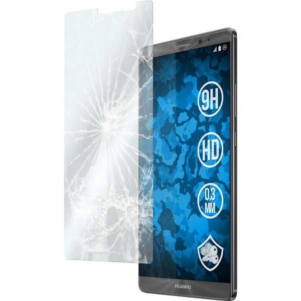 2 x Huawei Mate 8 Glas-Displayschutzfolie klar