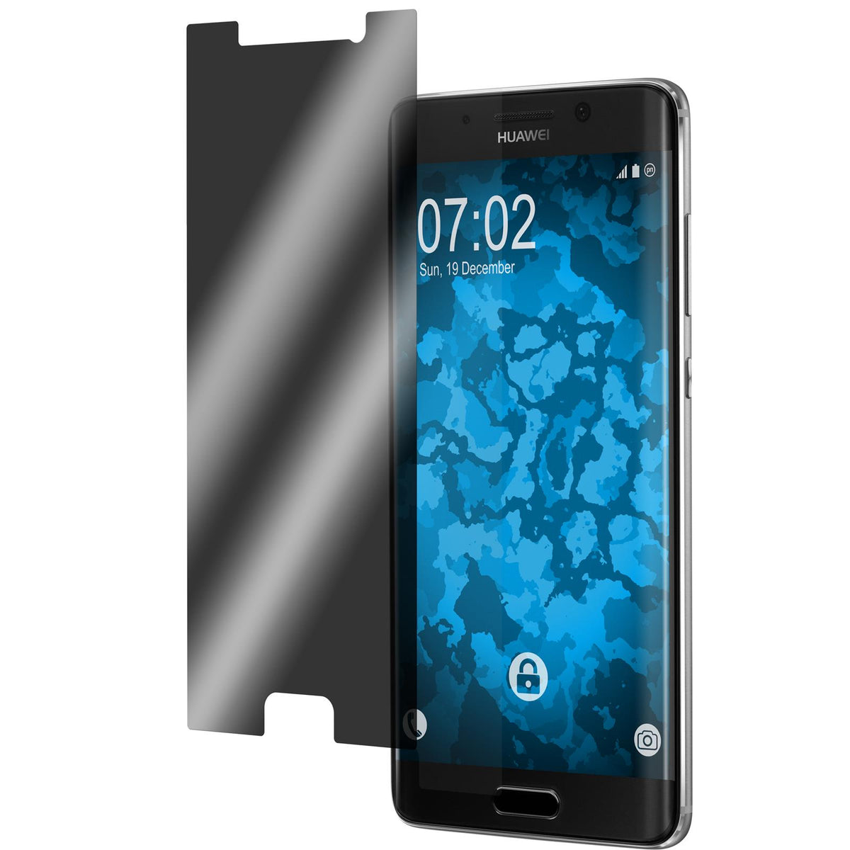 2 x Huawei Mate 9 Pro Displayschutzfolie Privacy