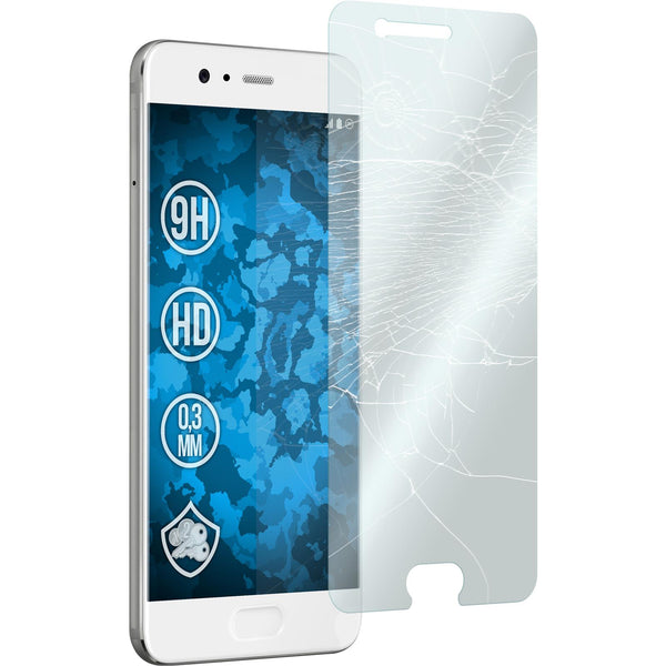 2 x Huawei P10 Plus Glas-Displayschutzfolie klar