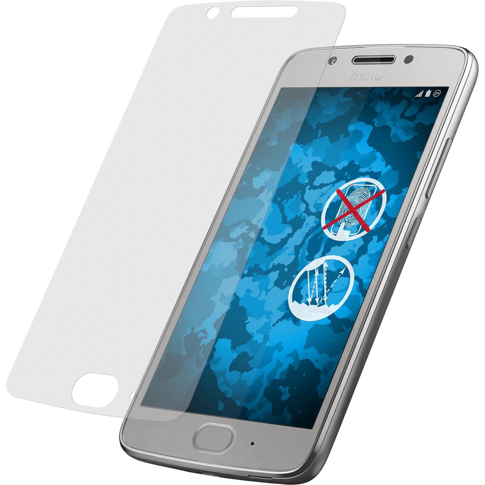 2 x Lenovo Moto G5 Displayschutzfolie matt