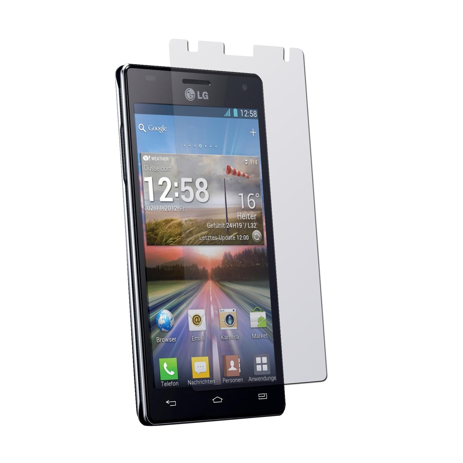 2 x LG Optimus 4X HD P880 Displayschutzfolie matt