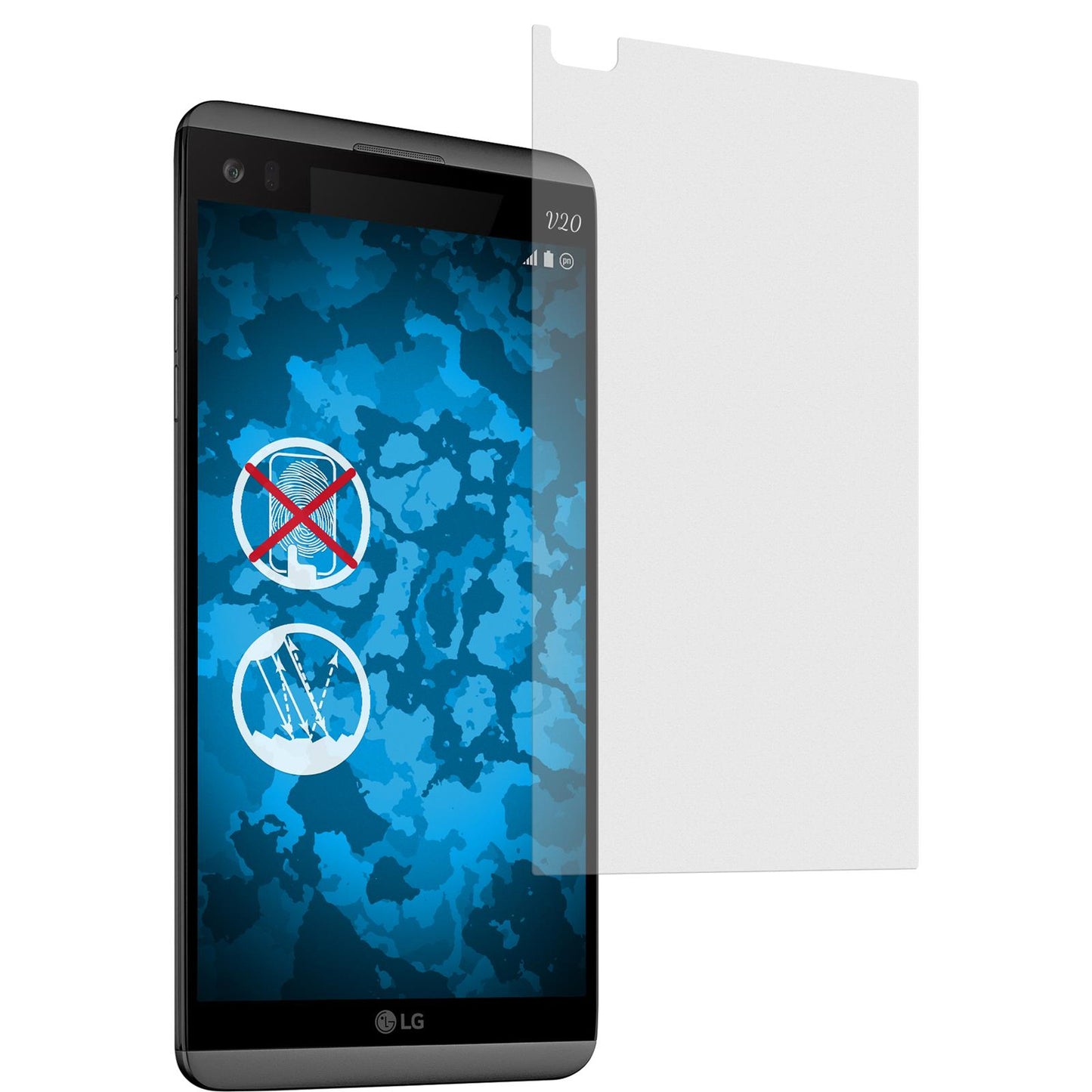 2 x LG V20 Displayschutzfolie matt