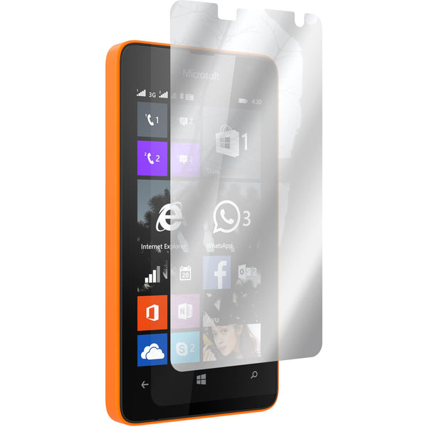 2 x Microsoft Lumia 430 Dual Displayschutzfolie verspiegelt