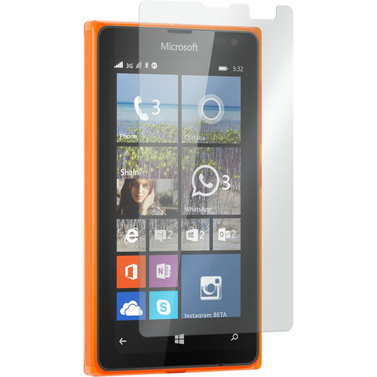 2 x Microsoft Lumia 532 Glas-Displayschutzfolie klar
