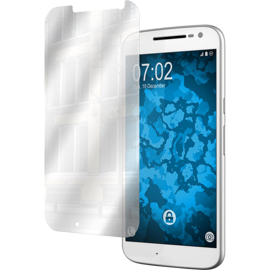2 x Motorola Moto G4 Displayschutzfolie verspiegelt
