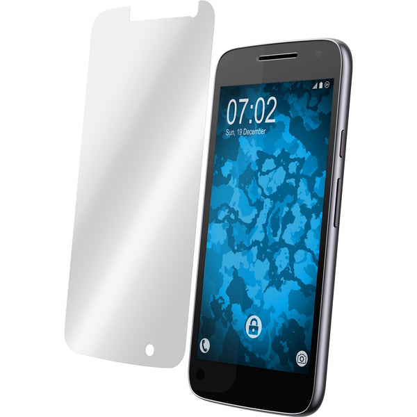 2 x Lenovo Moto G5 Displayschutzfolie Fiber-Glas klar