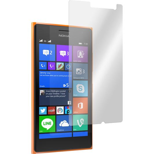 2 x  Nokia Lumia 730 Glas-Displayschutzfolie klar