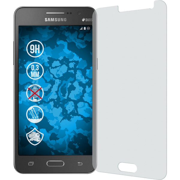 2 x Samsung Galaxy Grand Prime Glas-Displayschutzfolie matt