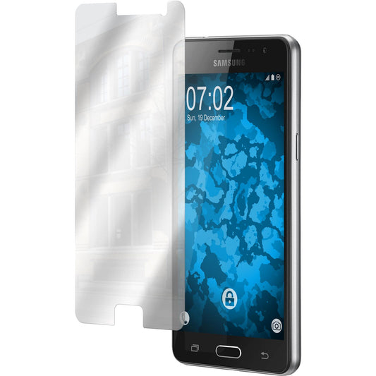 2 x Samsung Galaxy J3 Pro Displayschutzfolie verspiegelt