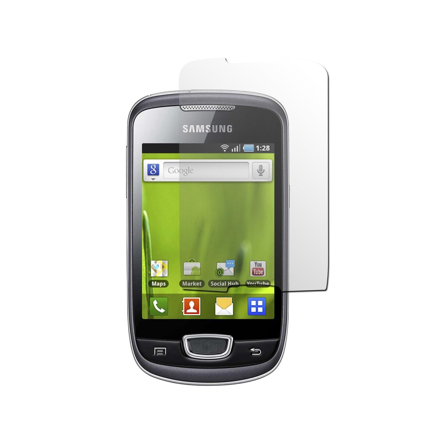 2 x Samsung Galaxy Mini Displayschutzfolie matt
