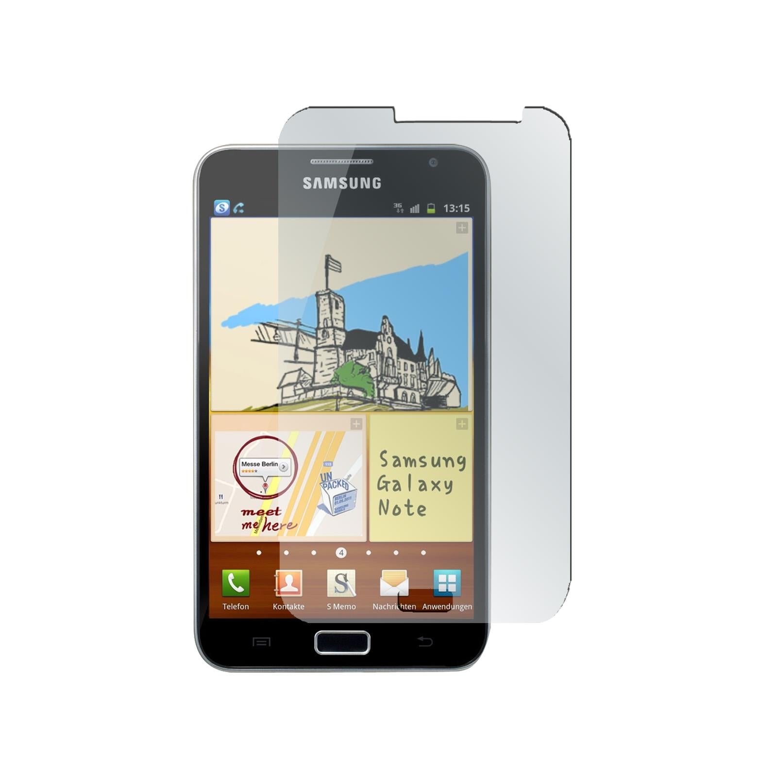 2 x Samsung Galaxy Note Displayschutzfolie matt