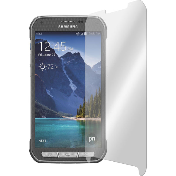 2 x Samsung Galaxy S5 Active Glas-Displayschutzfolie klar