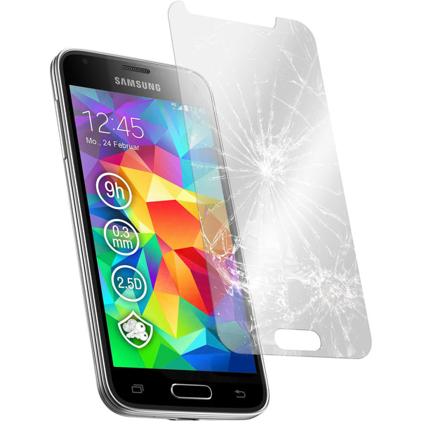 2 x Samsung Galaxy S5 mini Glas-Displayschutzfolie klar