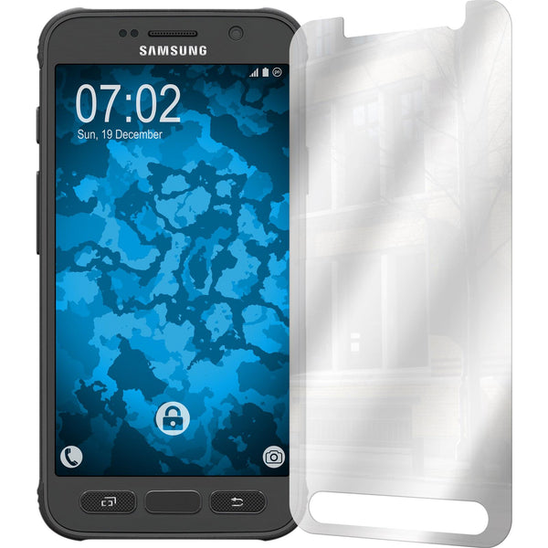 2 x Samsung Galaxy S7 Active Displayschutzfolie verspiegelt