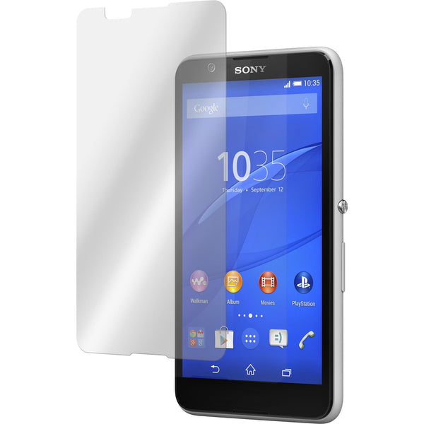 2 x Sony Xperia E4 Glas-Displayschutzfolie klar