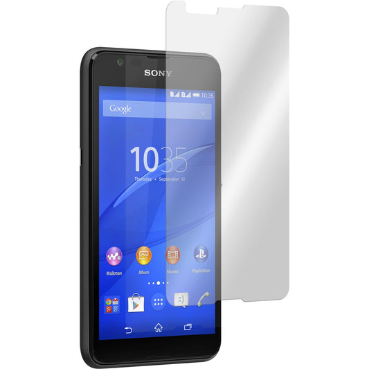 2 x Sony Xperia E4g Glas-Displayschutzfolie klar