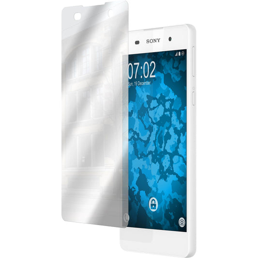 2 x Sony Xperia E5 Displayschutzfolie verspiegelt
