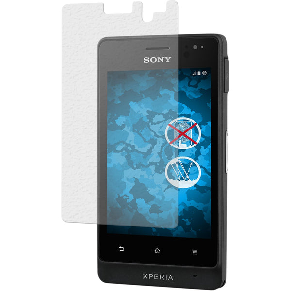 2 x Sony Xperia go Displayschutzfolie matt