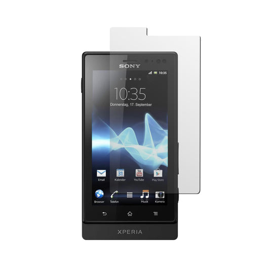 2 x Sony Xperia sola Displayschutzfolie matt