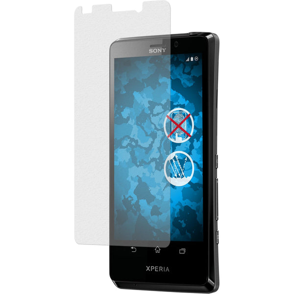 2 x Sony Xperia T Displayschutzfolie matt