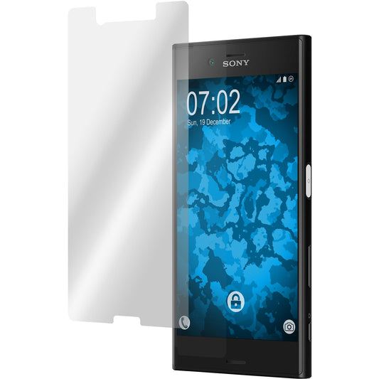 2 x Sony Xperia XZs Displayschutzfolie Fiber-Glas klar