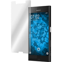 2 x Sony Xperia XZs Displayschutzfolie Fiber-Glas klar