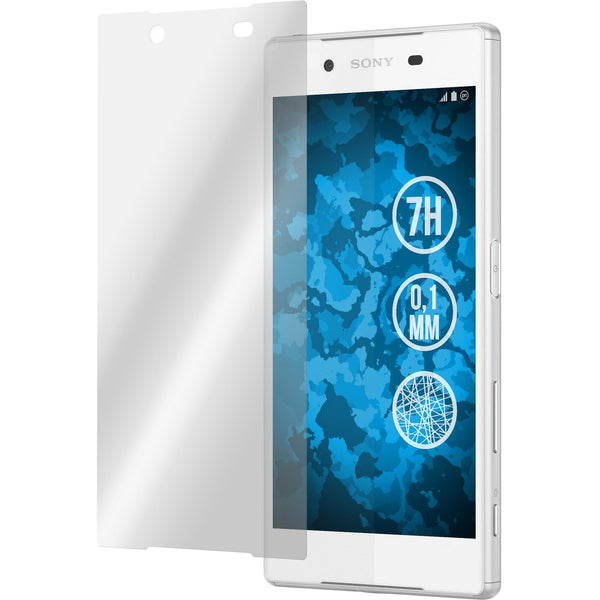 2 x Sony Xperia Z5 Displayschutzfolie Fiber-Glas klar