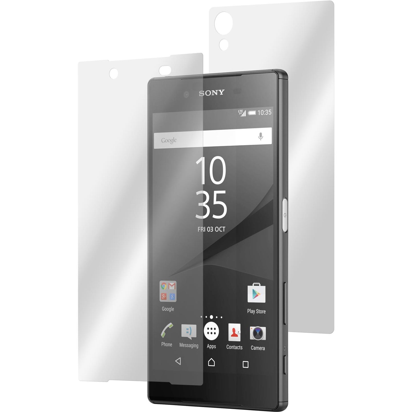 2 x Sony Xperia Z5 Displayschutzfolie klar Fullbody