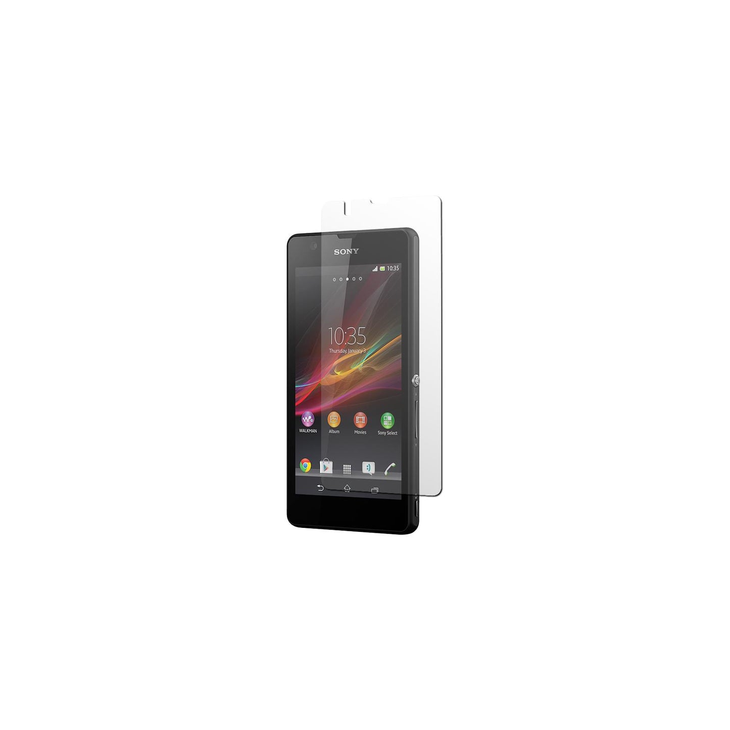 2 x Sony Xperia ZR Displayschutzfolie matt