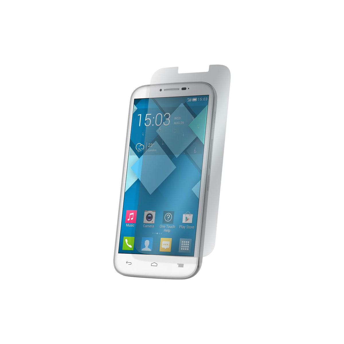 4 x Alcatel POP C9 Displayschutzfolie klar