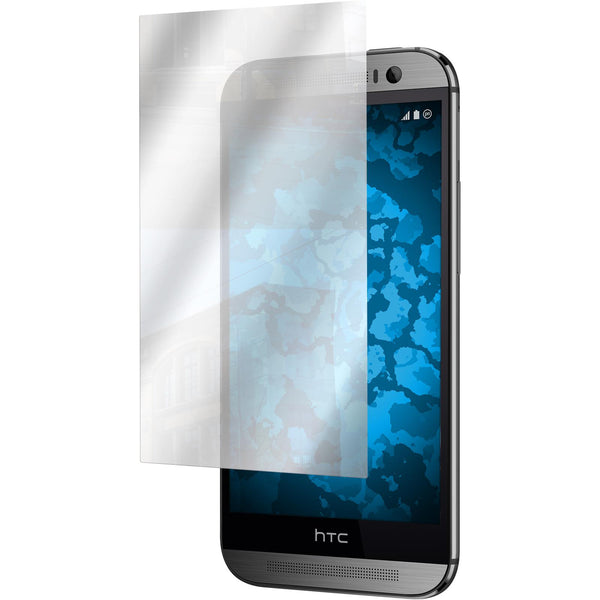 4 x HTC One M8 Displayschutzfolie verspiegelt