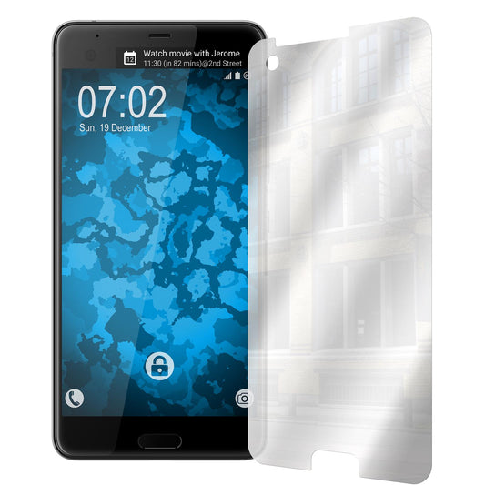 4 x HTC U Ultra Displayschutzfolie verspiegelt